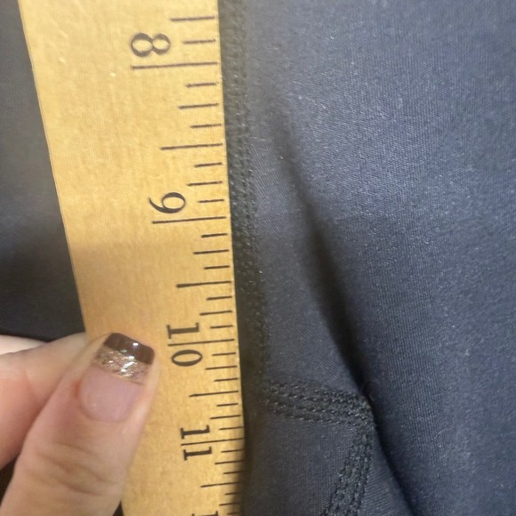 Halara Black Flared Yoga Pants Cross Over High Waist Lounge Leggings Regular L - Picture 3 of 6